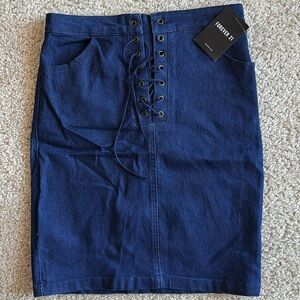 Forever 21 Jean Skirt